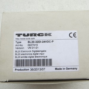 โมดูลอินพุตดิจิตอล Turck Bl20 32di 24Vdc P อุปกรณ์อิเล็กทรอนิกส์ I/O ผลิตในเยอรมนี - Product Image 1