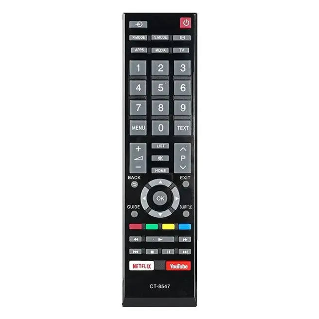 CT-8547 For Toshiba TV Remote Control Replacement With Netflix and YouTube Buttons 32L5865 43L5865 49L5865 43U5069