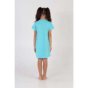 Vestido Túnica Ovalado para Niñas, Manga Corta con Cuello, Tallas 3-4/9-10 - Product Image 1