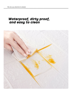 Panel <span class=keywords><strong>de</strong></span> papel tapiz 3D moderno, pegatinas, bobina <span class=keywords><strong>de</strong></span> <span class=keywords><strong>ladrillo</strong></span> <span class=keywords><strong>de</strong></span> espuma adhesiva barata <span class=keywords><strong>para</strong></span> dormitorio, decoración del hogar, aplicación <span class=keywords><strong>de</strong></span> palo <span class=keywords><strong>de</strong></span> cáscara impermeable - Product Image 4