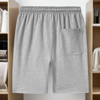 Ensemble de shorts de survêtement en molleton français pour homme, 100 % coton, taille élastique, OEM ODM, shorts vierges, logo de marque, style formel