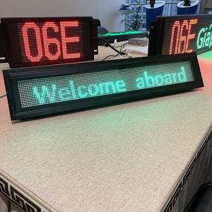 Настраиваемый смарт-светодиодный экран, автомобильная панель, грузовик, дьявольские глаза, гибкая светодиодная вывеска, матрица, Светодиодная панель дисплея - Product Image 5