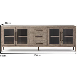 Tavolo da pranzo allungabile in legno massello americano Set nero minimalista stile metà secolo mobili per ristoranti appartamenti - Product Image 4