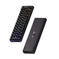 AKKO FUN60 Ultra-ST HE/TMR Mechanical Aluminum Gaming Keyboard Side Printed Keycaps Full Range 0.01mm RT Tri-mode 2.4GHz