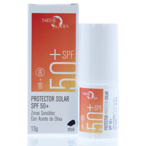 Barra de protección solar transparente para áreas sensibles Spf 50+ 13G Práctica barra transparente de protección solar - Product Image 1