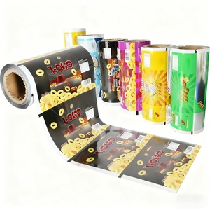 Película Flexible de Aluminio Impresa Personalizada para Envasado de Papas Fritas, Rollo de Película Plástica Laminada para Envasado de Alimentos - Product Image 1