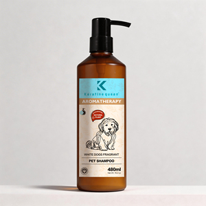 Shampoo pour chiens à base d'ingrédients naturels, marque privée, soin des poils blancs et des peaux sensibles, traitement contre les puces et les tiques - Product Image 1