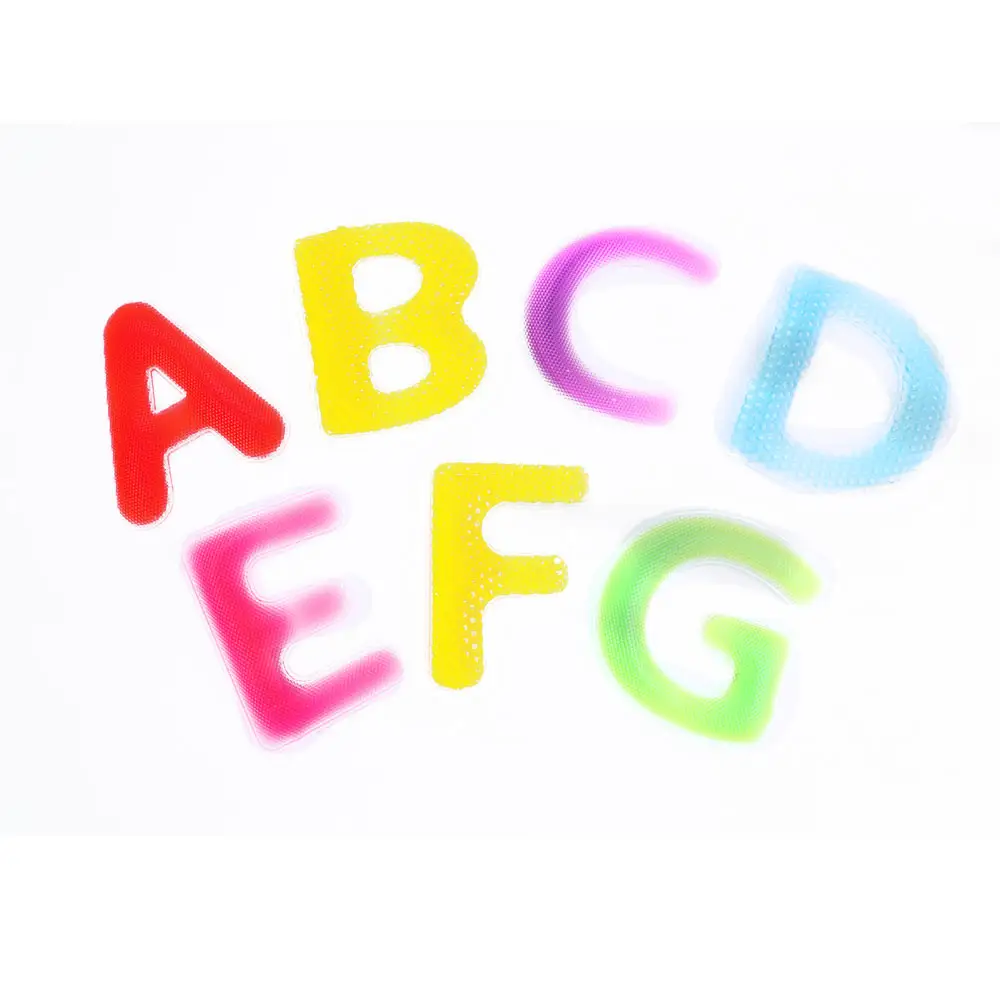 विशेष जरूरतों आत्मकेंद्रित संवेदी सीखने उपकरण बच्चों 3D शैक्षिक अंग्रेजी वर्णमाला पत्र खिलौने मोंटेसरी संवेदी खिलौना सीखने