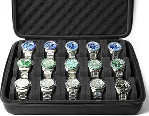 Boîte de rangement pour montres personnalisée pour toutes les tailles de montres, support de montre en EVA résistant aux rayures avec insert en mousse pour collection et voyage - Product Image 4