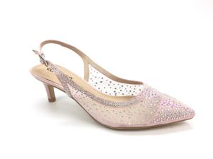 Chaussures de fête AB strass couleur automne meilleure façon dames femmes bout pointu <span class=keywords><strong>talon</strong></span> Med <span class=keywords><strong>5</strong></span> <span class=keywords><strong>CM</strong></span> PU caoutchouc été femmes fronde chaussures noires - Product Image 5
