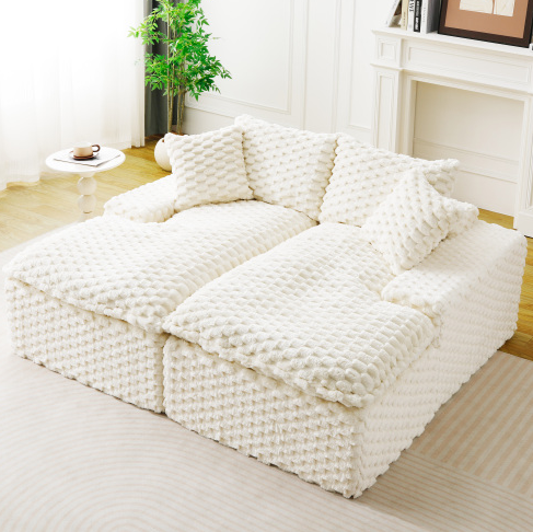 White + Polyester + 2 Seat