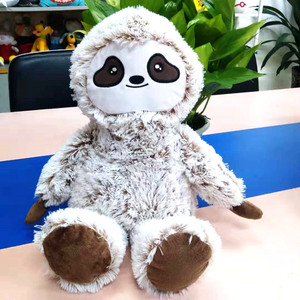 Peluche di Bradipo con Schiena Imbottita e Pelo Lungo, Giocattolo Morbido a Forma di Bradipo Cartoonesco, Animale Selvatico della Giungla, Regalo Decorativo per la Cameretta di Bambini e Bambine - Product Image 2