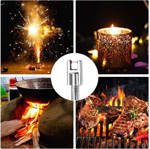 Meilleure vente Briquet rechargeable 360 USB coupe-vent au design moderne pour allumer des bougies pour le camping Barbecue Réchauds à gaz Cuisson - Product Image 6