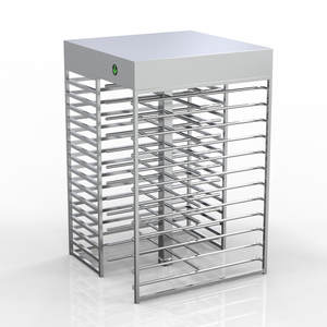 ระบบควบคุมการเข้าถึงประตูแบบหมุนได้อัตโนมัติประสิทธิภาพสูงสำหรับอาคารสำนักงานล็อบบี้ป้องกันการชนกันของประตูด้านหลัง - Product Image 2