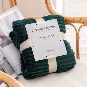 Mantas de Bebé a Rayas Personalizadas de Alta Calidad al por Mayor, Mantas Suaves de Invierno, Mantas de Poliéster para Todas las Temporadas, para Textiles del Hogar - Product Image 4