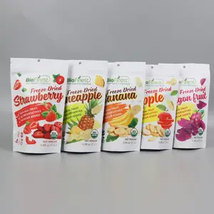 Plastic Gedroogd Fruit Pakket Droog Voedsel Pouch Verpakking Vacuüm Verpakking En Locking Wheel Verpakt Snack Cashew Voedsel Moer Zak