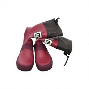 Stivali <span class=keywords><strong>da</strong></span> Pioggia OEM Pieghevoli Unisex Impermeabili in Gomma Naturale Morbida con Colletto in PU, Stivali Wellington alla Moda per <span class=keywords><strong>Donna</strong></span> - Product Image 1
