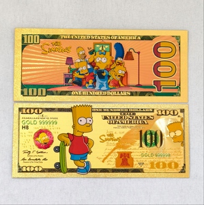 Billetes Conmemorativos de Colección de <span class=keywords><strong>Los</strong></span> <span class=keywords><strong>Simpson</strong></span>, Tarjetas para Regalo de Niño o Souvenir - Product Image 6