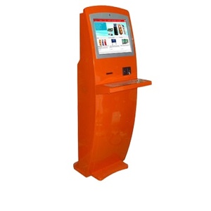 Terminal de paiement debout au sol de la banque avec lecteur de carte Imprimante Pos Kiosque <span class=keywords><strong>ATM</strong></span> libre-service Facture <span class=keywords><strong>ATM</strong></span> personnalisée Accepteur de pièces en espèces - Product Image 1