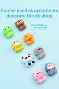 Nhà Sản Xuất Bán Chạy Nhất Trường Nguồn Cung Cấp Trẻ Em Ưa Thích Dễ Thương Kawaii <span class=keywords><strong>3D</strong></span> Động Vật Cao Su Bút Chì Tẩy - Product Image 2