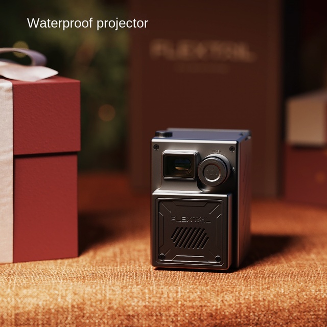 Cross-border Waterproof Projector With Battery Outdoor Portable 4K HD Home 3D Cinema Office Projector