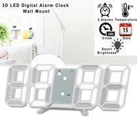 Jam Dinding Digital LED 3D, Jam Dinding Digital Desain Baru Led 3D Led 2022