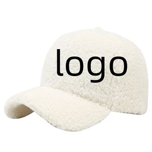 Gorro de Béisbol Cálido de Invierno para Hombre y Mujer, de Lana de Cordero y Piel Sintética, Ajustable, Unisex, para Clima Frío, Viajes al Aire Libre, Esquí - Product Image 1