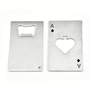 Ouvre-bouteille en métal en forme de carte de crédit, ouvre-bouteille en acier inoxydable 85x54mm, ouvre-bouteille en gros - Product Image 2