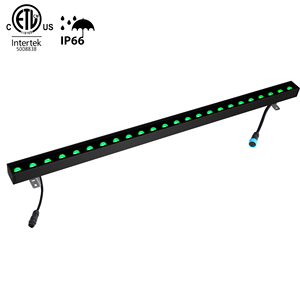 Chất lượng hàng đầu USA Canada ngoài trời IP67 ETL được liệt kê <span class=keywords><strong>DMX</strong></span> RGBW Color Changing <span class=keywords><strong>LED</strong></span> tuyến tính tường máy giặt cho xây dựng mặt tiền - Product Image 1