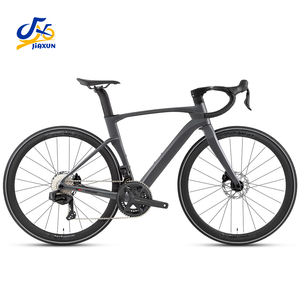 Vélo de course sur route en carbone aérodynamique léger, 24 vitesses, freins à disque électroniques, roues en aluminium 700C, FST-0008 Carbo intégré - Product Image 5