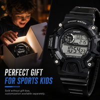 Nouvelles montres sportives numériques 24 heures pour hommes, de marque, élégantes, pour le golf et le fitness, cadran blanc 50 mm avec bracelet