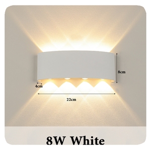 Luminaires décoratifs pour la maison, lampe murale pour <span class=keywords><strong>chambre</strong></span> <span class=keywords><strong>à</strong></span> <span class=keywords><strong>coucher</strong></span>, lampes murales LED, lampes murales intérieures, lampes murales modernes en aluminium - Product Image 4