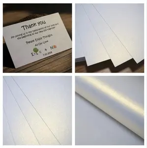 Wholesale High Quality Pearlescent Cardstock 250G Double Pearl Color Paper Thick Art Paper For DIY Handcraft Cardstock