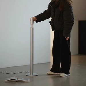 Minimalist Slide Floor <b>Lamp</b> Adjustable Height Touch Control LED Light Source Changeable Color For Living Room Bedroom Entrance - Product Image 2