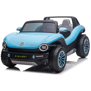 Berlisensi Volkswagen ID Buggy Ride-on mobil anak-anak 12 tahun hijau <span class=keywords><strong>2</strong></span>-dudukan mobil listrik kendali jarak jauh kuat empat roda Remo - Product Image 6