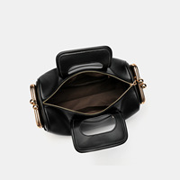 Sac rétro de haute qualité avec fermeture à clip double face et verrouillage, élégant et luxueux, pour femme, à porter à l'épaule