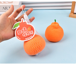 Juguete de Descompresión Creativo de Simulación de Naranja Februa para Apretar, con Líquido de Harina y Rebote Lento, de TPR, Venta al por Mayor de Fábrica, para Jóvenes (15-35 años) - Product Image 6