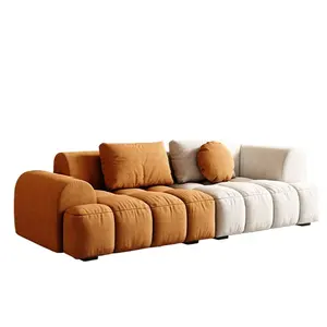 Новый дизайн высокого класса гостиная 3-местный диван современный отель диван.