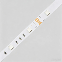 Bandes LED RGB intelligentes DC 5V/12V SMD 5050 sur circuit imprimé en cuivre 30/60/120 LED/m pour éclairage paysager à commande tactile