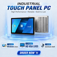 Monitor de Pantalla Táctil Capacitiva Full HD de 15.6 Pulgadas, Impermeable IP65, Montaje en Pared, Panel Industrial Todo en Uno, en Stock