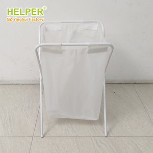 Panier à linge sale pliable en métal de type debout, usage domestique pour les vêtements sales YHS-25601 - Product Image 3