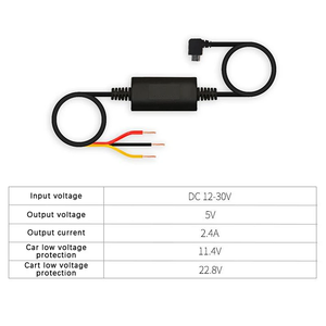 Câble de surveillance de stationnement 70 Mai UP02 pour 70mai 4K A500S A800S D06 D07 Lite2 D10 <span class=keywords><strong>M300</strong></span> Kit de câblage direct UP02 Moniteur de stationnement 24H - Product Image 2
