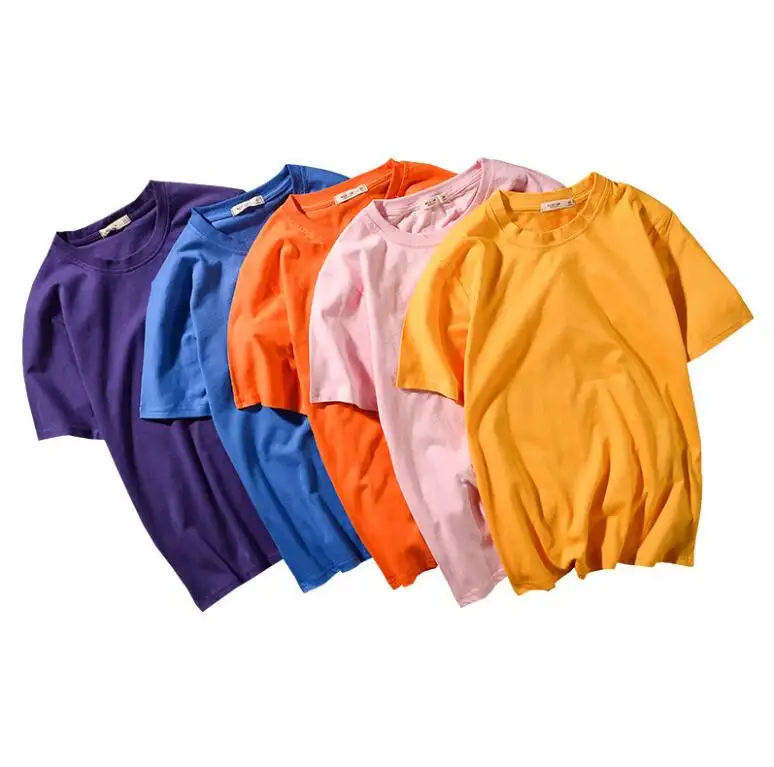 남성 T 셔츠 팩 사용자 정의 로고 편안한 소프트 클래식 맞는 저렴한 빈 t 셔츠
