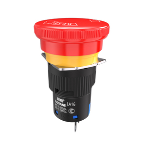 16 Mét Brass dừng khẩn cấp chuyển đổi tự khóa màu đỏ nấm Head <span class=keywords><strong>push</strong></span> <span class=keywords><strong>button</strong></span> đầy đủ chiếu sáng IP40 10A 660V thiết bị Lift - Product Image 4