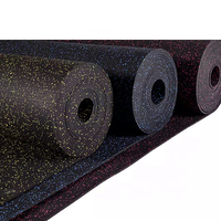 Haute qualité 3-12mm stratifié emboîtement EPDM tapis de gymnastique haute densité anti-dérapant Sport sol en caoutchouc tampon rouleaux de revêtement de sol pour