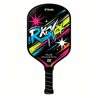 Vente en gros de raquettes de pickleball en fibre de verre durables et portables de 16 mm avec noyau en nid d'abeille en PP, légères, fourniture d'usine