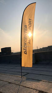 Promotion Plume Drapeau Drapeaux et Bannières Volants Drapeaux De Plage De Publicité Personnalisés - Product Image 2