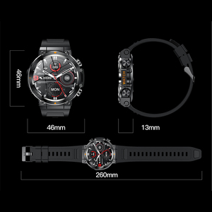 Montre intelligente <span class=keywords><strong>pour</strong></span> homme AK61 Outdoor Fitness Bracelet Tracker 1.39 pouces HD BT Call Dafit Smart <span class=keywords><strong>Watch</strong></span> 2025 - Product Image 6
