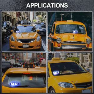 Lampe LED de signalisation pour <span class=keywords><strong>taxi</strong></span>, alimentée par USB/allume-cigare, fixation par ventouse, haute luminosité, lampe décorative pour chauffeur <span class=keywords><strong>Uber</strong></span>/<span class=keywords><strong>taxi</strong></span> - Product Image 4