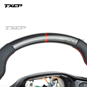 Volant en fibre de carbone personnalisé adapté à <span class=keywords><strong>Ford</strong></span> Transit Kuga St C-MAX V348 Tourneo Mk8 2018 2019 2023 <span class=keywords><strong>2021</strong></span> 2022 - Product Image 2
